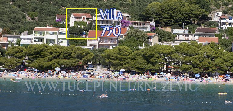 apartments Villa 750, Knežević, Tučepi - position