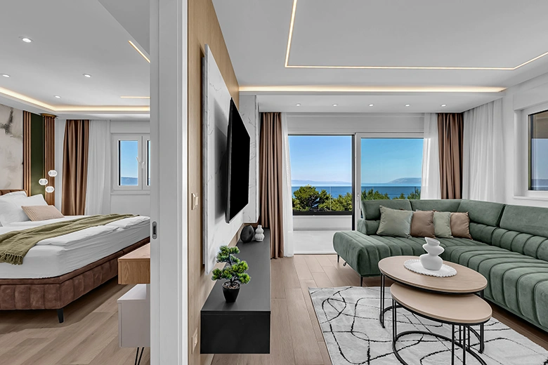 Villa Laluna Apartments, Tučepi - living room