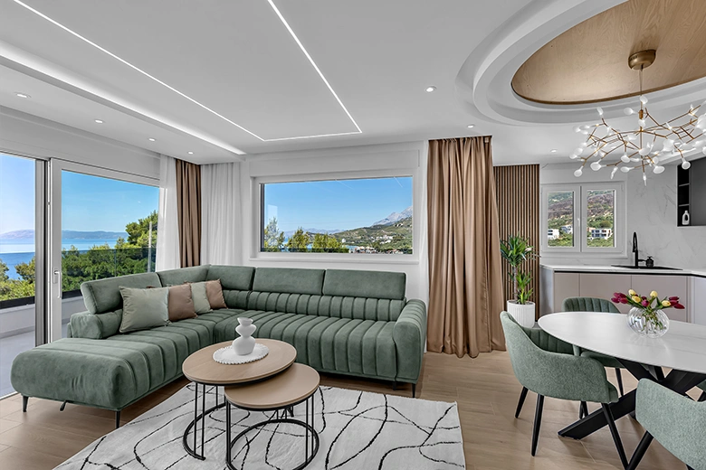 Vila Laluna Apartments, Tučepi - living room