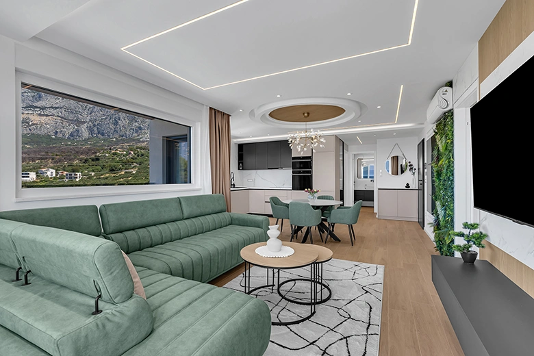 Villa Laluna Apartments, Tučepi - living room