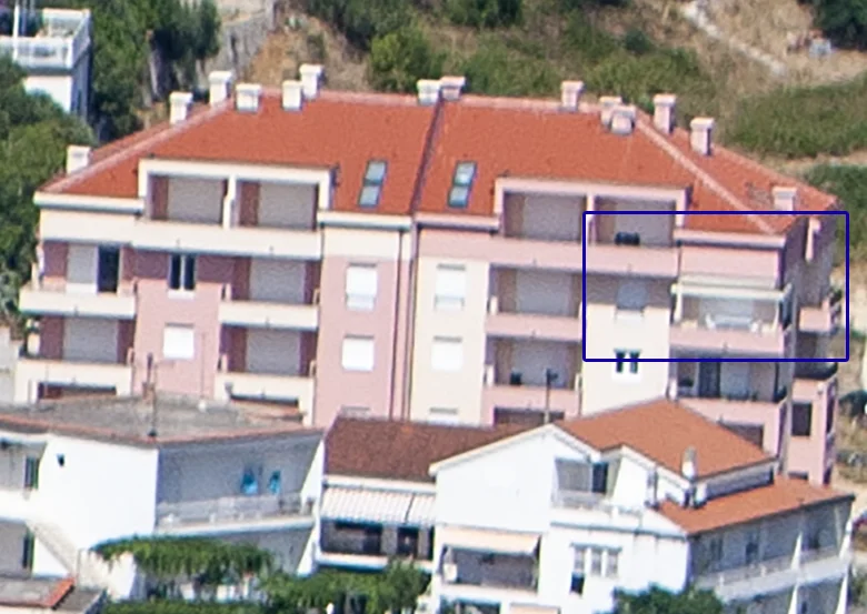 apartment position in Makarska