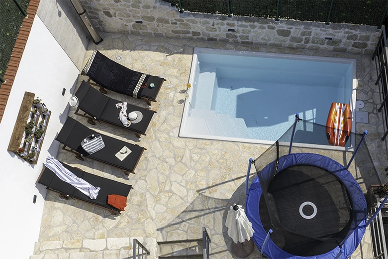 Villa Somnium, Tučepi - pool and chairs