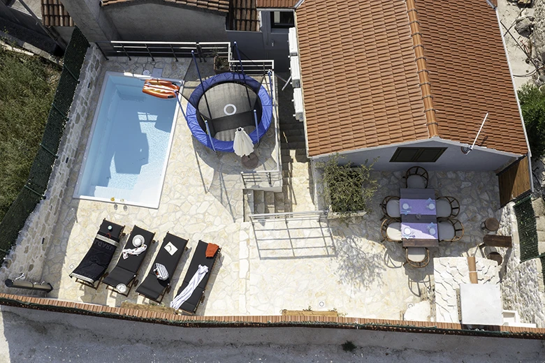 Villa Somnium, Tučepi - pool and chairs