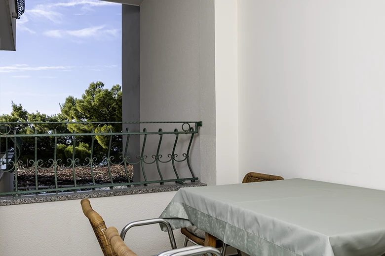 balcony with sea view